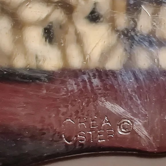 Vintage sterling girls head pendant - Picture 3 of 5